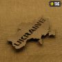 M-Tac нашивка Ukraine (контур) скрізна Laser Cut Coyote