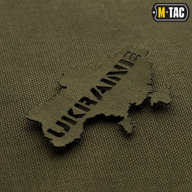 M-Tac нашивка Ukraine (контур) скрізна Laser Cut Ranger Green