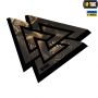 M-Tac нашивка Валькнут 3D ПВХ Black/Coyote