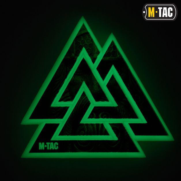 M-Tac нашивка Валькнут 3D ПВХ светонакопитель/Coyote