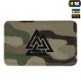 M-Tac нашивка Валькнут горизонтальна Laser Cut Multicam/Black