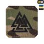 M-Tac нашивка Валькнут Laser Cut Black/Multicam