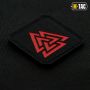M-Tac нашивка Валькнут Laser Cut Black/Red