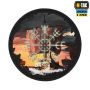M-Tac нашивка Вегвизир/Драккар круглая (80 мм) Black/GID