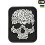 M-Tac нашивка Viking Skull ПВХ белый/черный