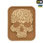 M-Tac нашивка Viking Skull ПВХ койот