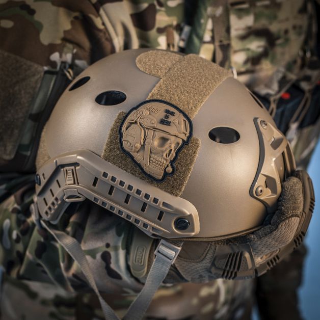 M-Tac нашивка War is Hell 3D PVC Coyote