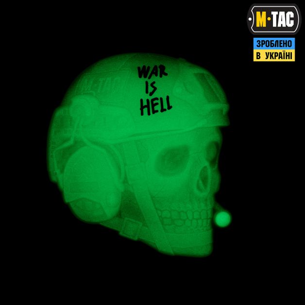 M-Tac нашивка War is Hell 3D PVC GID