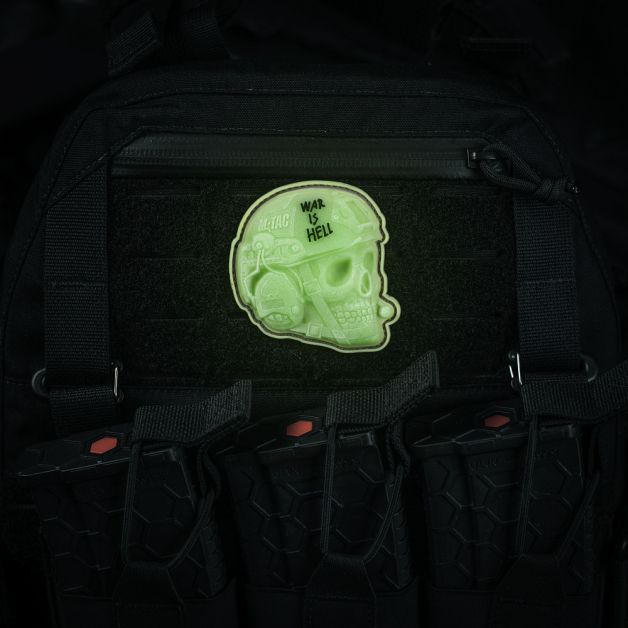 M-Tac нашивка War is Hell 3D PVC GID