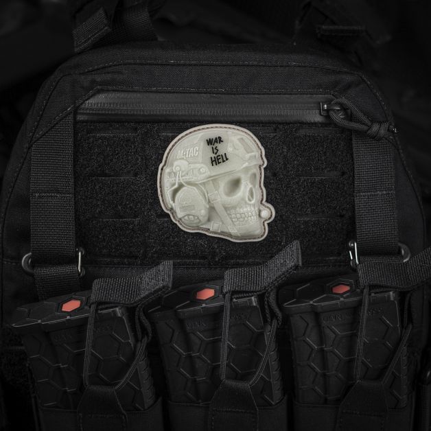 M-Tac нашивка War is Hell 3D PVC GID