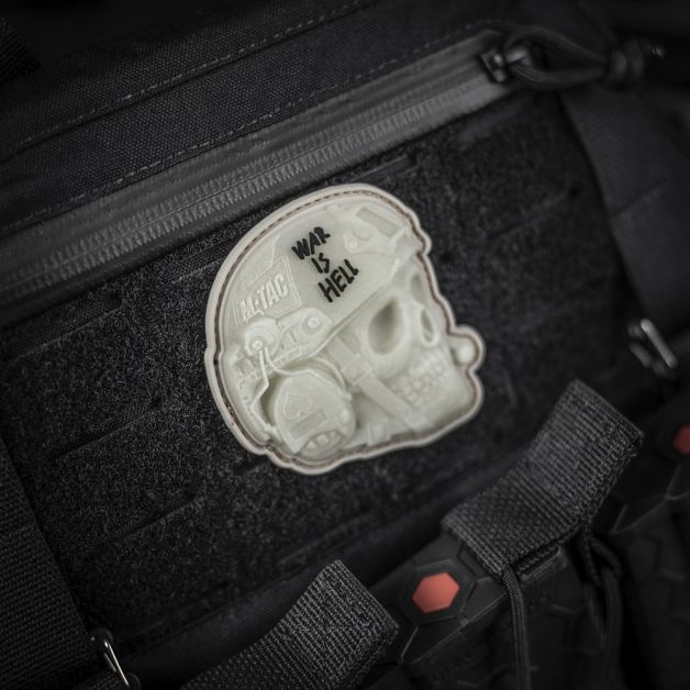 M-Tac нашивка War is Hell 3D PVC GID