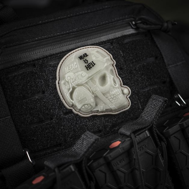M-Tac нашивка War is Hell 3D PVC GID