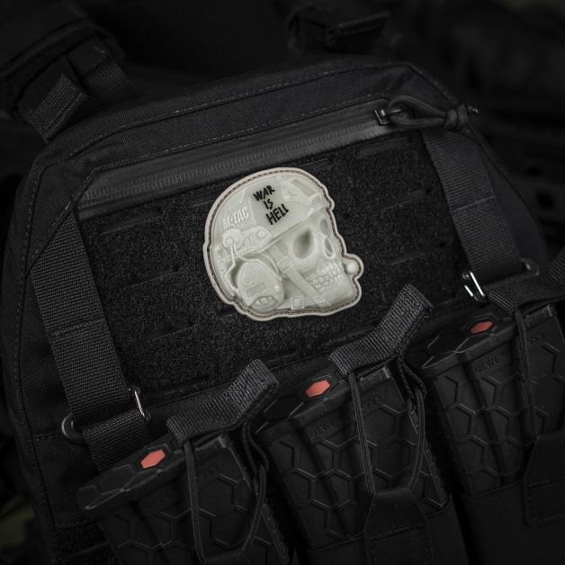 M-Tac нашивка War is Hell 3D PVC GID