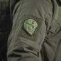 M-Tac нашивка War is Hell 3D PVC Olive