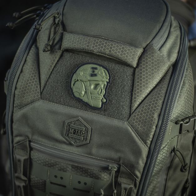 M-Tac нашивка War is Hell 3D PVC Olive