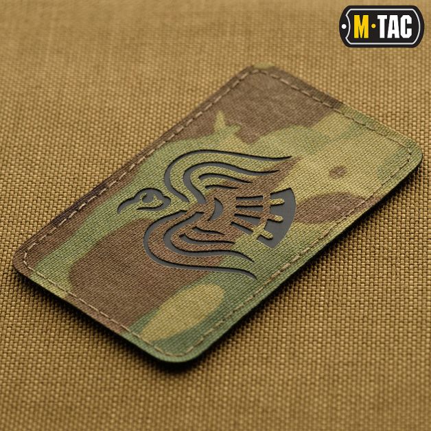 M-Tac нашивка Знам'я Ворона Laser Cut Multicam/Black