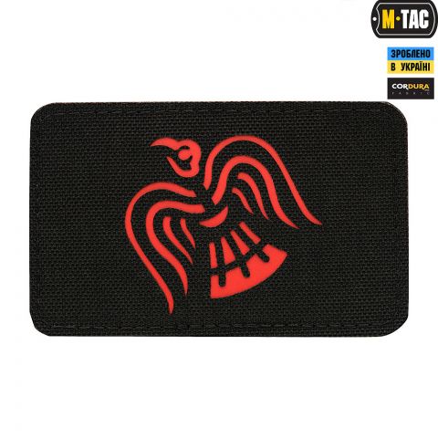 M-Tac нашивка Знамя Ворона Laser Cut Red/Black