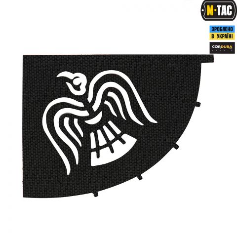 M-Tac нашивка Знамя Ворона сквозная Laser Cut Black