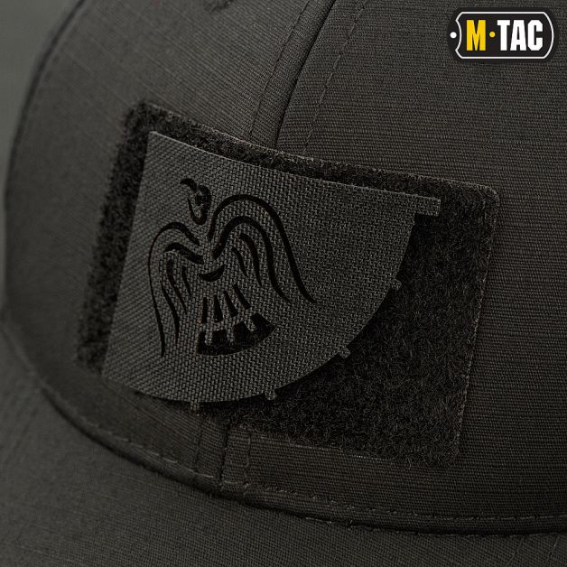 M-Tac нашивка Знам'я Ворона скрізна Laser Cut Black