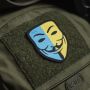 M-Tac нашивка Anonymous Black/Yellow/Blue