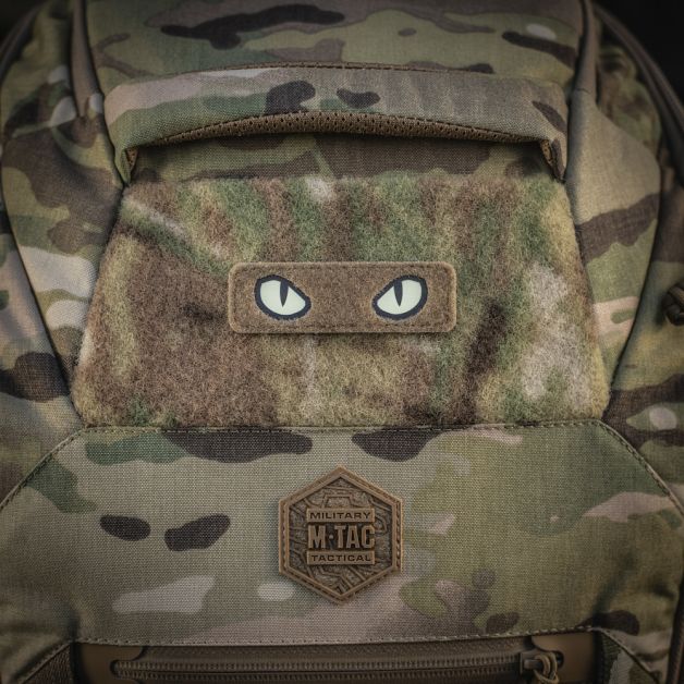 M-Tac нашивка Cat Eyes (Type 2) Laser Cut Coyote/GID