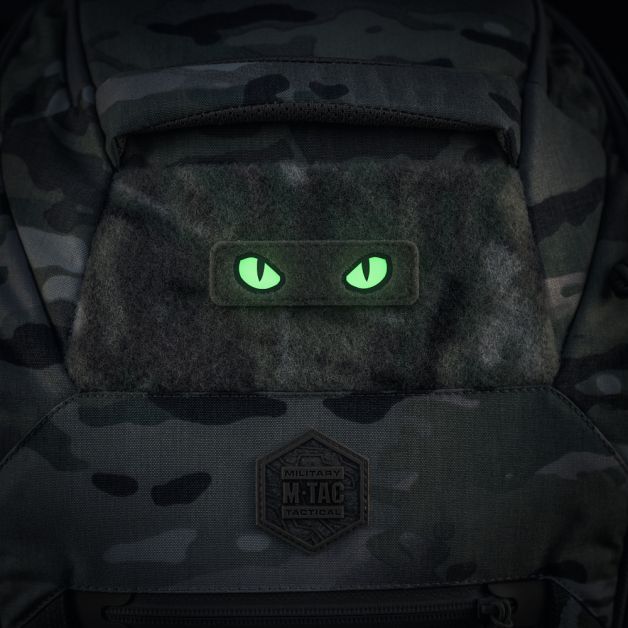M-Tac нашивка Cat Eyes (Type 2) Laser Cut Coyote/GID