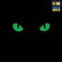 M-Tac нашивка Cat Eyes (Type 2) Laser Cut Ranger Green/GID