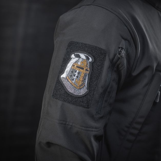 M-Tac нашивка Topfhelm (вышивка) Black