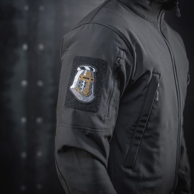 M-Tac нашивка Topfhelm (вышивка) Black