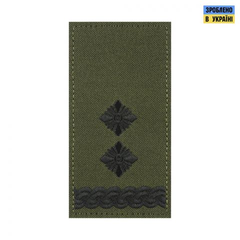 M-Tac погон МО Подполковник на липучке олива