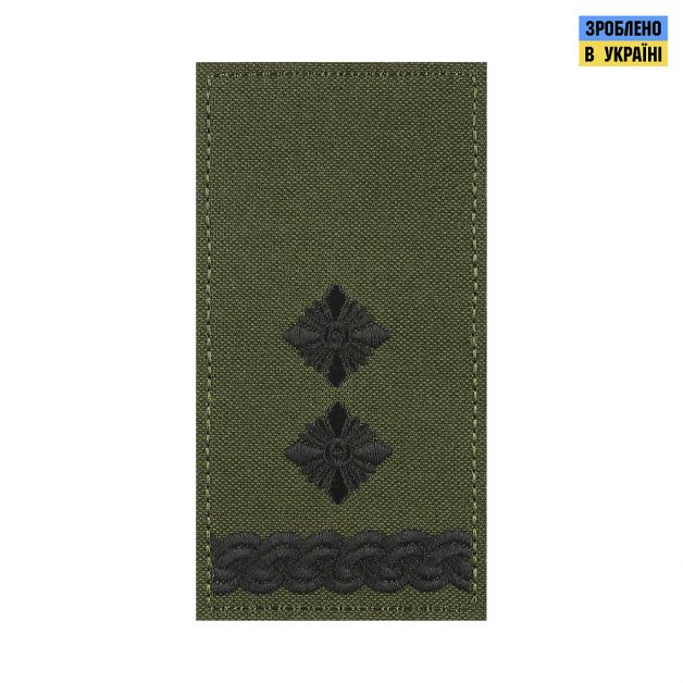 M-Tac погон МО Подполковник на липучке олива