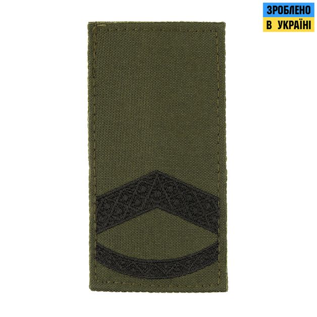 M-Tac погон МО Прапорщик на липучке олива
