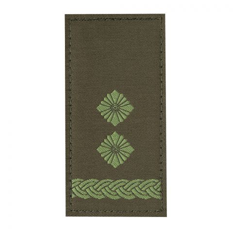 Погон на липучке Подполковник олива (жаккард)