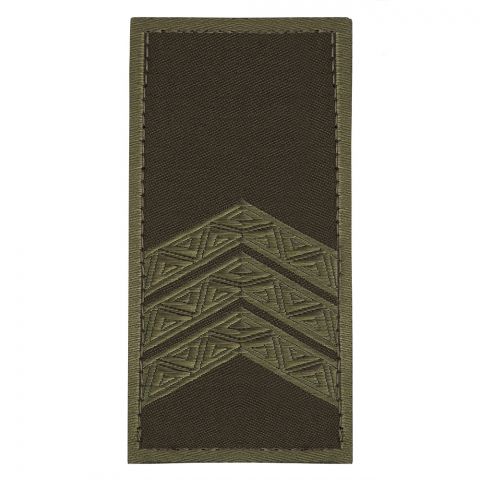 Погон НГУ на липучке Сержант (жаккард) олива
