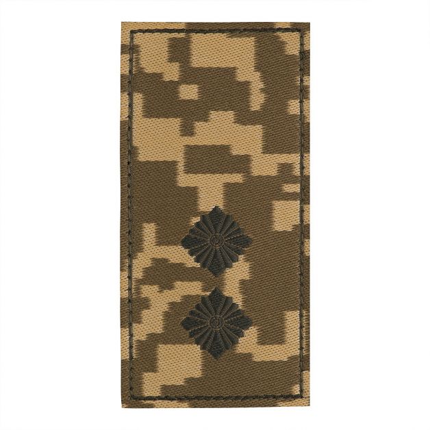 Погон ЗСУ на липучці Лейтенант (жаккард) MM14