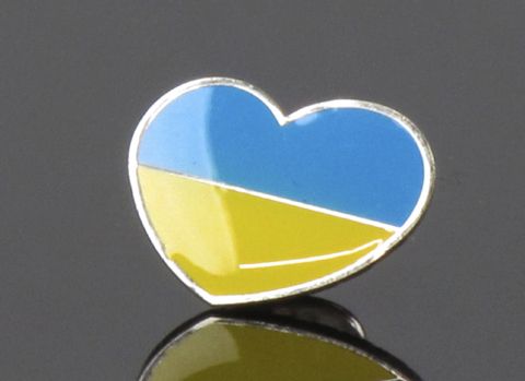 Значок Україна в серці