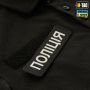 M-Tac нашивка Поліція (світловідбивний напис) Black
