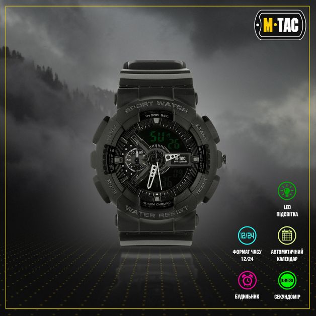 M-Tac часы Sport Black