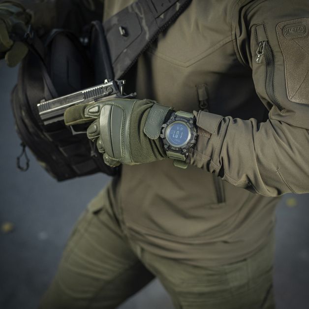M-Tac часы тактические Adventure Black/Olive