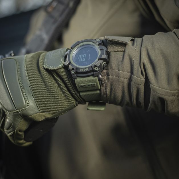 M-Tac часы тактические Adventure Black/Olive