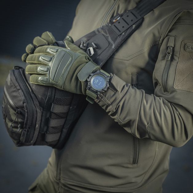 M-Tac часы тактические Adventure Black/Olive