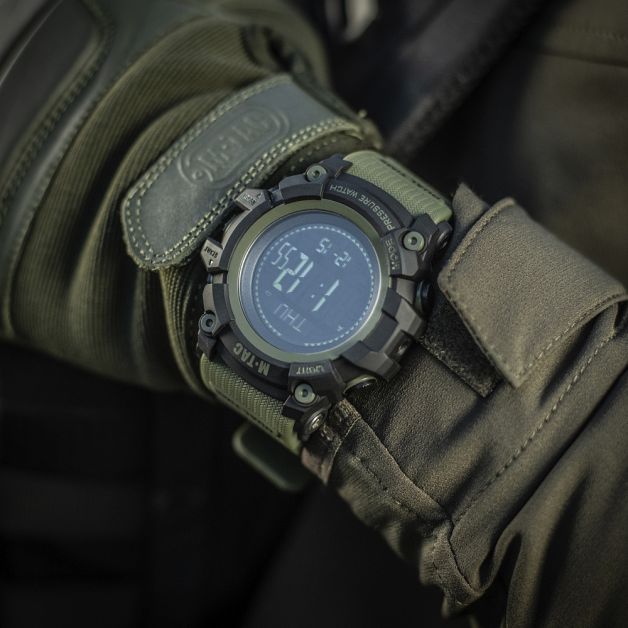 M-Tac часы тактические Adventure Black/Olive