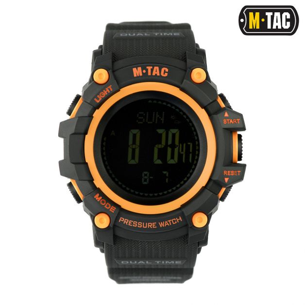 M-Tac часы тактические Adventure Black/Orange