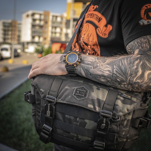 M-Tac часы тактические Adventure Black/Orange