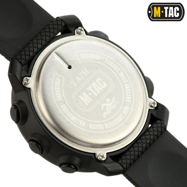 M-Tac часы тактические мультифункциональные Black