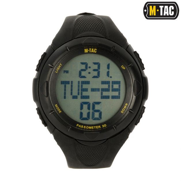 M-Tac часы тактические с шагомером черные
