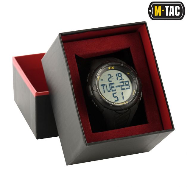 M-Tac часы тактические с шагомером черные
