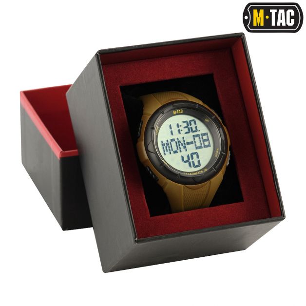 M-Tac часы тактические с шагомером койот