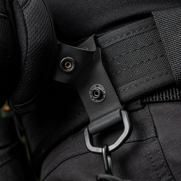 M-Tac кріплення з D-кільцем на тактичний ремінь (2 шт) Black