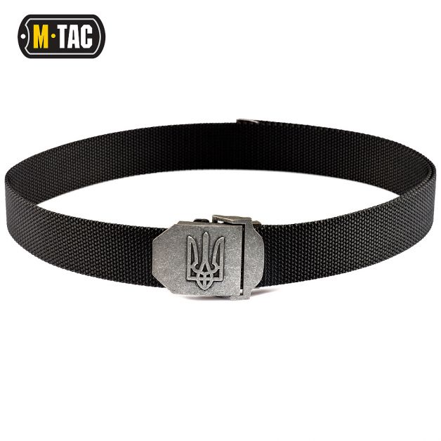 M-Tac ремень с Тризубом Black